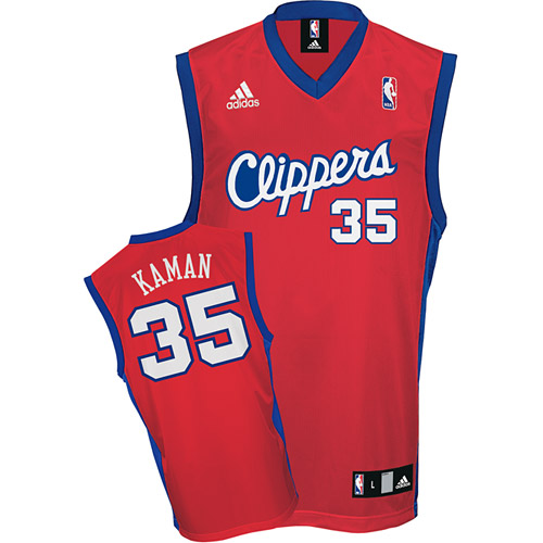 Clippers #35 Chris Kamen Road Red NBA Jersey