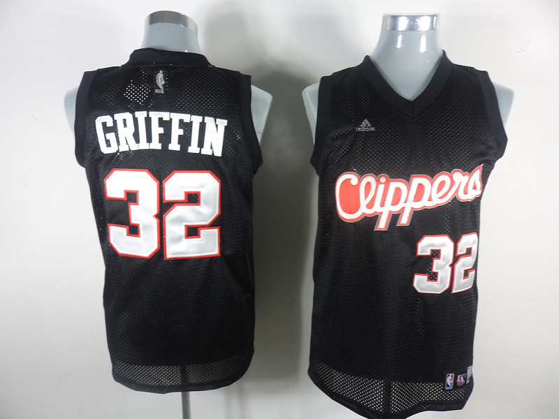 Black Griffin NBA Clippers #32 Jersey