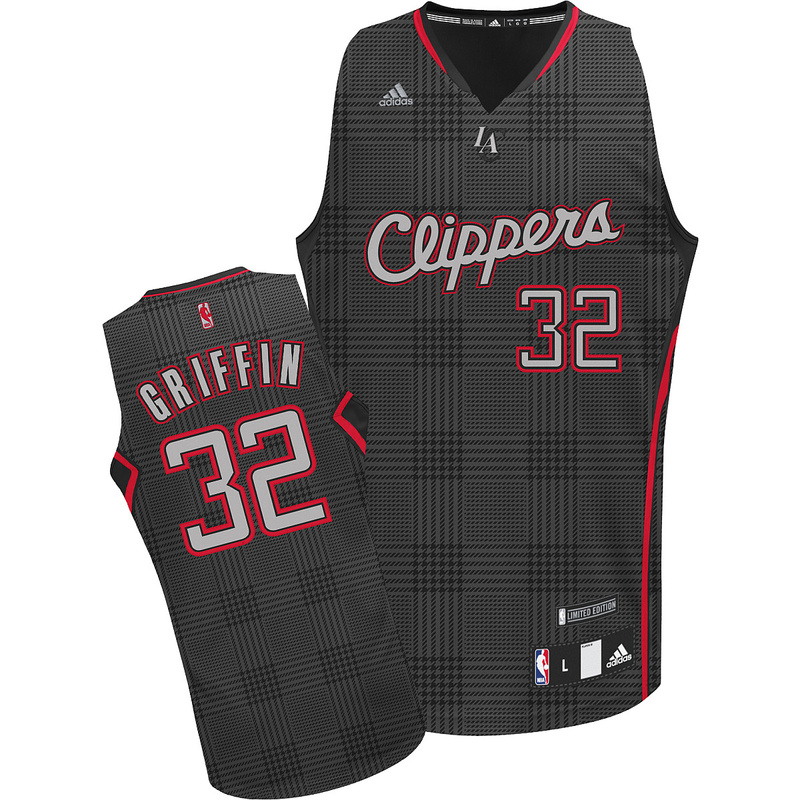 #32 Griffin Black NBA Los Angeles Clippers Jersey