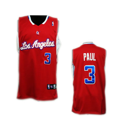 NBA Los Angeles Clippers #3 Chris Paul Red Jersey