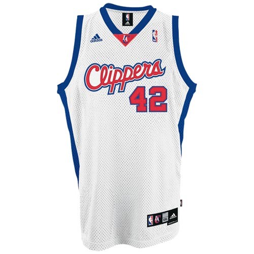 Cole Hamels Jersey Swingman White Home #42 NBA Los Angeles Clippers Jersey