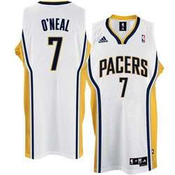 Indiana Pacers #7 Jermaine ONeal white Swingman NBA Jersey