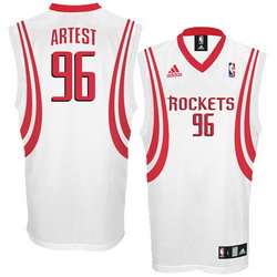Ron Artest White Rockets Adidas Basketball Jersey