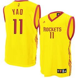 #11 Ron Artest Gold Houston Rockets Adidas World NBA Jersey