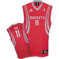 Houston Rockets #11 Yao Ming Road Red Adidas NBA Jersey