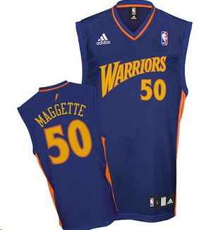 Corey Maggette Road jersey Blue #50 NFL Golden State Warriors jersey