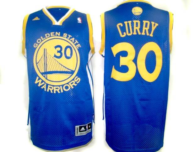 Golden State Warriors #30 Curry Blue Basketball Jersey