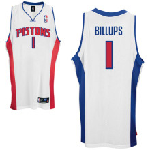 #1 C.Billups Home white Detroit Pistons NBA jersey