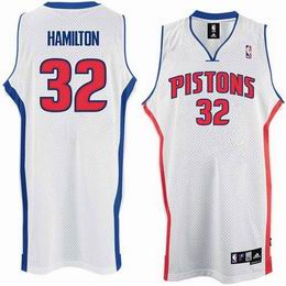 NBA Detroit Pistons #32 Hamilton White Jersey