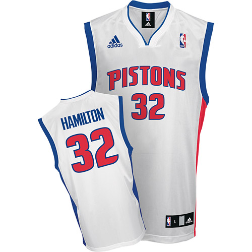 Richard Hamilton Home white jersey, Detroit Pistons #32 Adidas NBA jersey