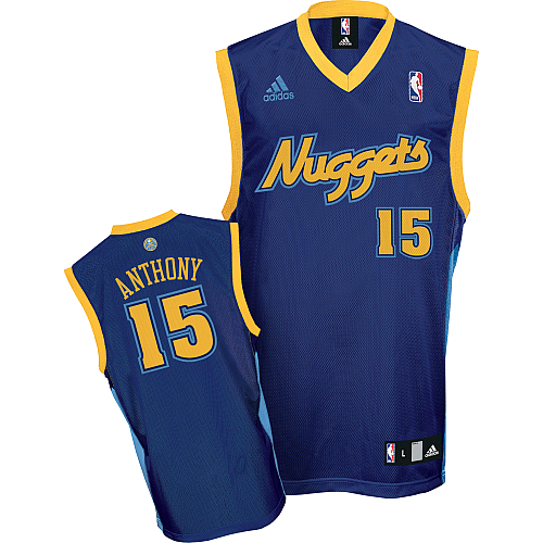 blue Carmelo Anthony Alternate Nuggets #15 Jersey

