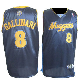 NBA #8 blue Gallinari Denver Nuggets jersey