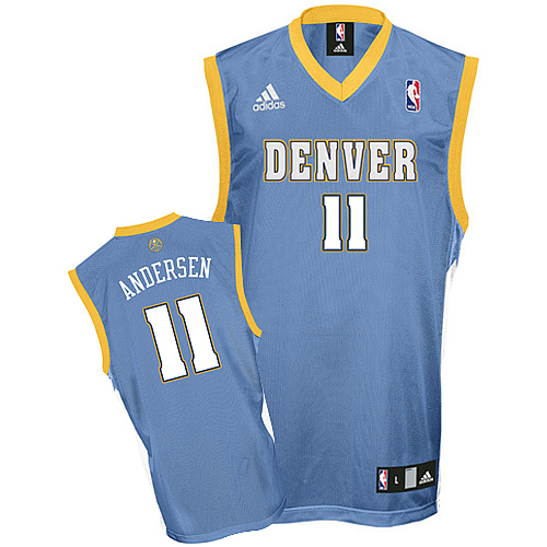 Chris Birdman Road Jersey: Adidas NBA #11 Denver Nuggets Jersey in Navy