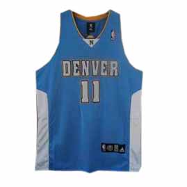 Denver Nuggets #11 Chris Birdma Andersen NBA jersey in blue