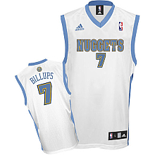 white C.Billupsn Home jersey, Denver Nuggets #7 NBA jersey
