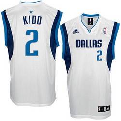 white Jason Kidd jersey, Dallas Mavericks #2 Adidas NBA jersey