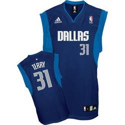 Jason Terry Road Jersey: NBA #31 Dallas Mavericks Jersey in Blue