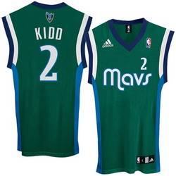 #2 Jason Kidd Green Dallas Mavericks Adidas NBA jersey