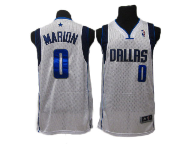 NBA #0 white Marlon Dallas Mavericks jersey