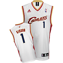 White Daniel Gibson Home Cavaliers #1 Jersey