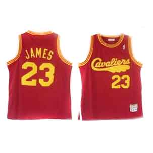 Red Lebron James NBA Cleveland Cavaliers #23 Jersey