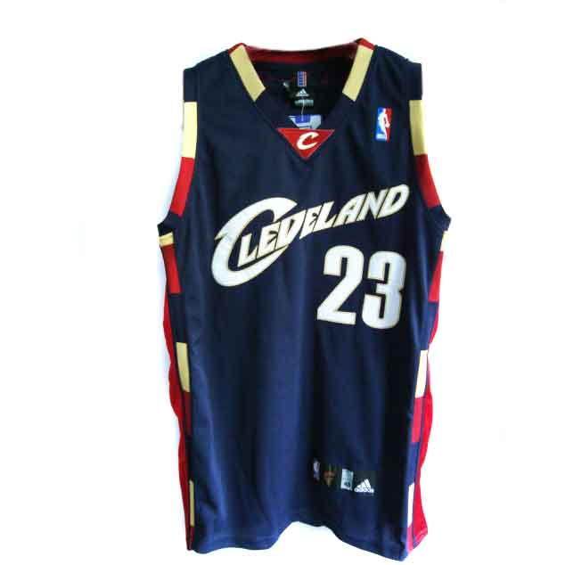 Cavaliers #23 Lebron James Road Blue Swingman NBA Jersey