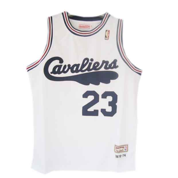 Swingman #23 White Lebron James Road Cleveland Cavaliers Jersey