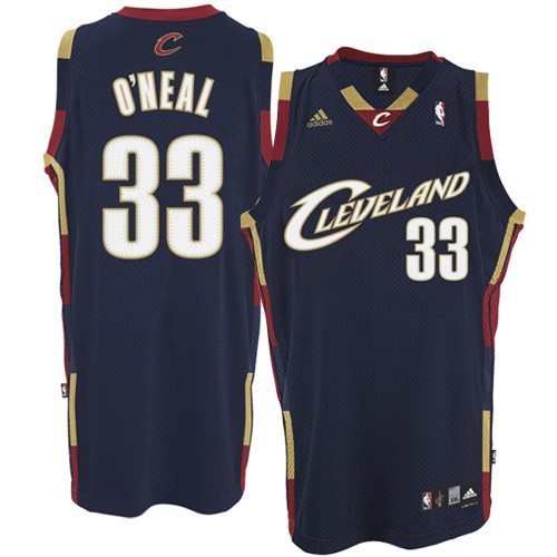 Cleveland Cavaliers #33 O Neal Alternate Swingman Jersey in Blue