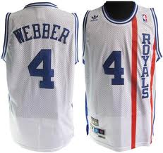Cincinnati Royals #4 Webber White Jersey