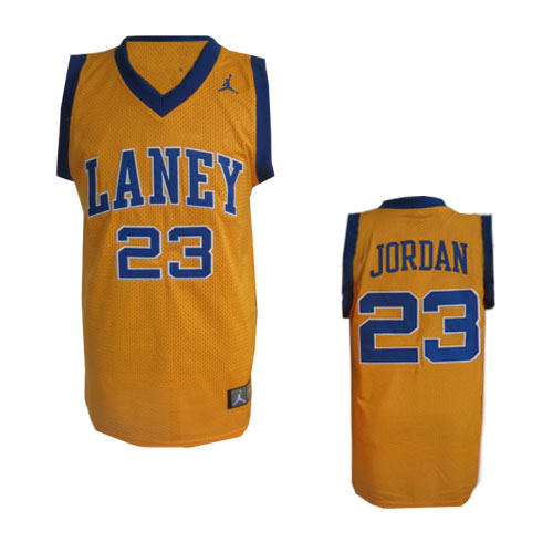 Bulls #23 Jordan Yellow NBA Jersey