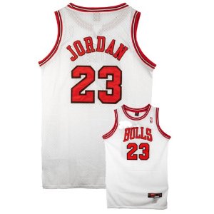 White Jordan Jersey, Chicago Bulls #23 Jersey