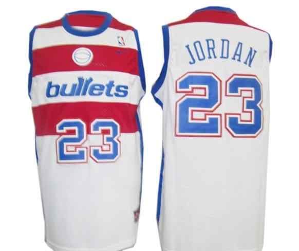 White Jordan Swingman NBA Chicago Bulls #23 Jersey