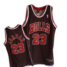 Jordan Black Bulls Jersey