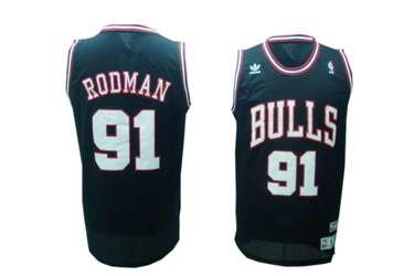 Rodman Black Bulls Jersey