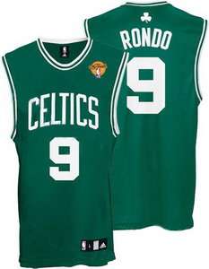 Green  Rajon Rondo jersey, Boston Celtics #9 Replithentic Stitched NBA jersey