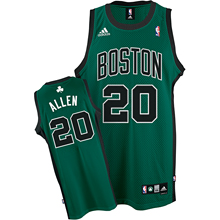 #20 R.Allen Alternate Green  Boston Celtics NBA jersey