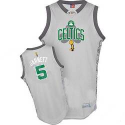 Boston Celtics #5 Kevin Garnett 2010 Finals Commemorative NBA jersey in Grey 