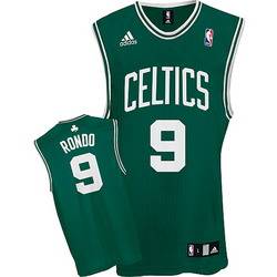 Boston Celtics #9 Rajon Rondo Road NBA jersey in Green 