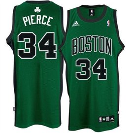 Boston Celtics #34 Paul Pierce Road green  Swingman NBA jersey