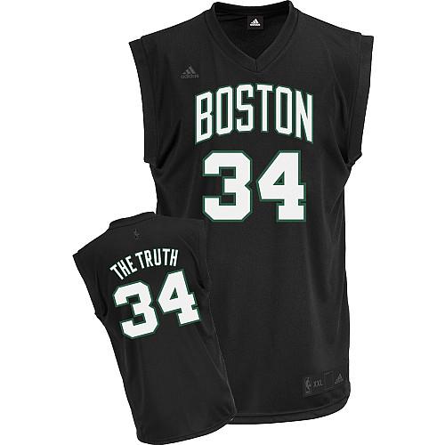 Boston Celtics #34 Paul Pierce Black  Truth Fashion NBA jersey