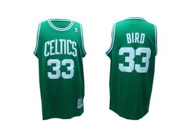 Boston Celtics #33 Bird Green  NBA jersey