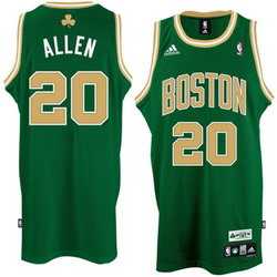 Boston Celtics #20 Ray Allen Green  St. Patricks Day NBA jersey