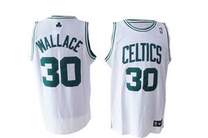 White  Wallace NBA Boston Celtics #30 Jersey