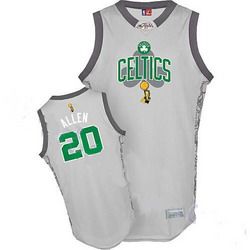 #20 Ray Allen Grey  Boston Celtics 2010 Finals Commemorative NBA jersey