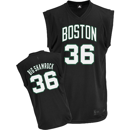 Boston Celtics #36 Black  Shaquille ONeal Big Shamrock NBA jersey
