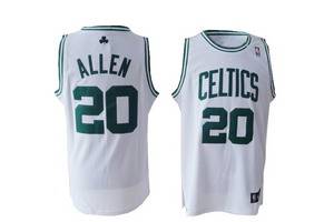 White  Allen NBA Boston Celtics #20 Jersey