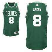 Jeff Jersey: Boston Celtics #8 NBA Jersey in Green 