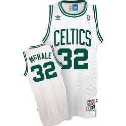 White  Kevin McHale Home jersey, Boston Celtics #32 Soul Swingman NBA jersey
