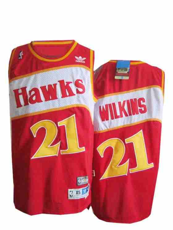 Atlanta Hawks #21 Red Wilkins NBA jersey