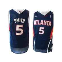 Navy Blue Smith jersey, Atlanta Hawks #5 NBA jersey